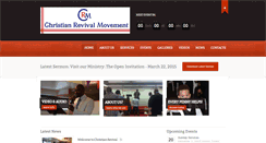 Desktop Screenshot of christianrevivalmovement.com